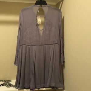 Free People Ivory Tunic Mini Dress